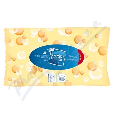 Linteo Vlhčené ubrousky do kuchyně 40ks