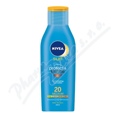 NIVEA SUN opal.mléko Bronze OF20 200ml 85824