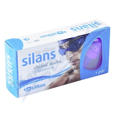 Silans hp silicon chránič sluchu AQUA 1pár