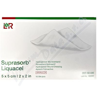 Krytí Suprasorb Liquacel sterilní 5x5cm 10ks