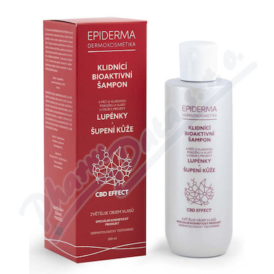 EPIDERMA bioaktivní CBD šampon při lupénce 200ml