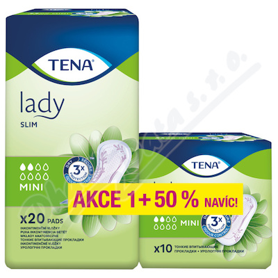 TENA Lady Slim Mini +50% navíc ink.vložky 760293