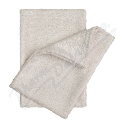 T-TOMI Bambusové žínky-rukavice 20x14cm 2ks Natur