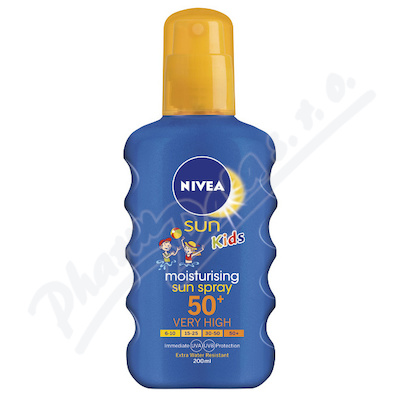 NIVEA SUN Kids opal.sprej barevný OF50 200ml 85667