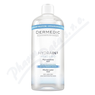 Dermedic Hydrain3 Hialuro Micelární voda 500ml