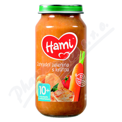 Hami Zahradní zelenina s krůtou 250g 10m+