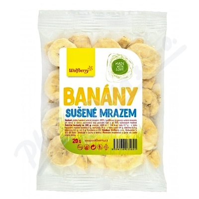 Banány lyofilizované 20 g Wolfberry