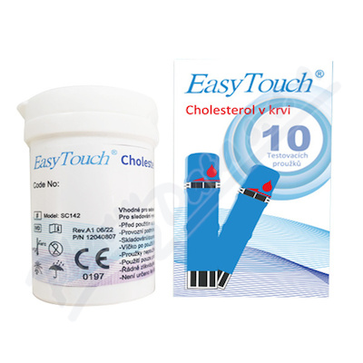 Proužky pro měření cholesterolu EasyTouch 10ks