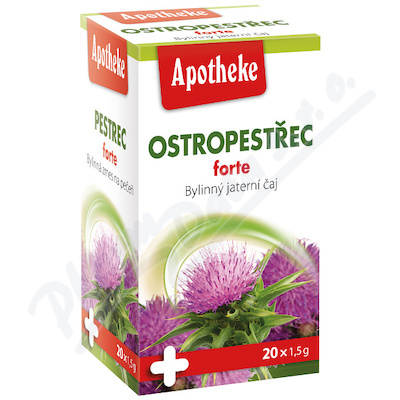 Apotheke Ostropestřec forte jaterní čaj 20x1.5g