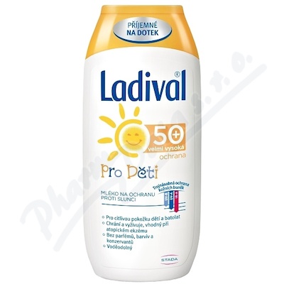 Ladival dětská pokožka mléko OF50+ 200ml