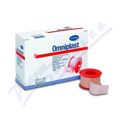 Náplast Omniplast textilní 1.25cmx5m 1ks