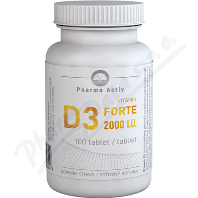 Vitamin D3 Forte 2000 I.U.tbl.100