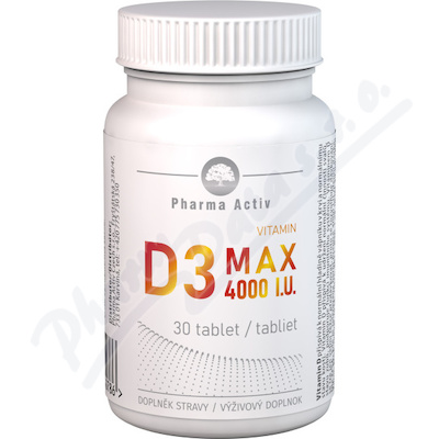 Vitamin D3 Max 4000 I.U. tbl.30