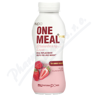 NUPO One Meal +Prime hotový nápoj jahoda 330ml