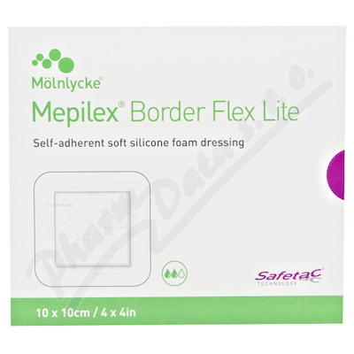 Mepilex Border Flex Lite pěn.sam.krytí 10x10cm 5ks