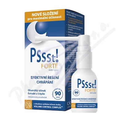 Pssst! FORTE ústní sprej proti chrápání 25 ml