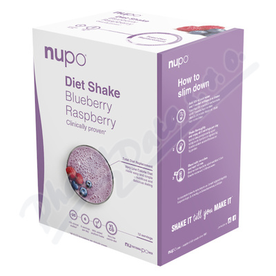 NUPO Diet Shake koktejl borůvka/malina 12x32g new