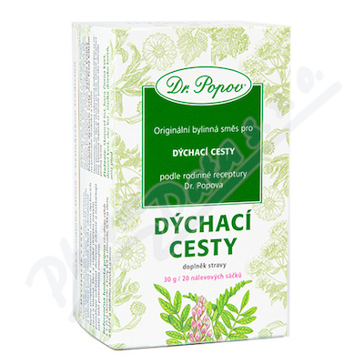 Dr.Popov Čaj Dýchací cesty 20x1.5g