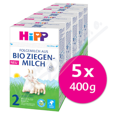 HiPP Kozí mléko BIO 6m 5x400g