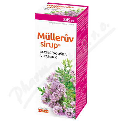 Müllerův sirup s mateřídouškou a vitaminem C 245ml