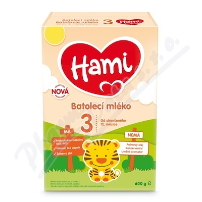 Hami 3 batolecí mléko 600g