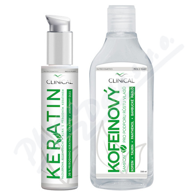 Clinical Keratin kúra 100ml+kofeinový šampon 250ml