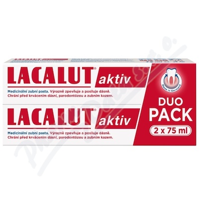 Lacalut Aktiv zubní pasta 2x75ml