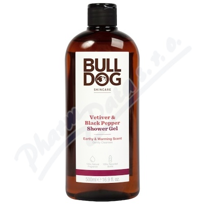 BULLDOG Vetiver & Black Pepper Shower Gel 500ml