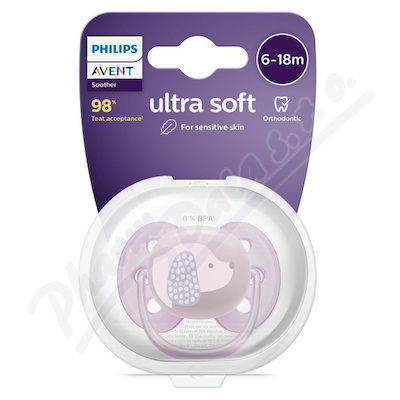 Philips AVENT Šidít.Ultrasoft 6-18m dív./obráz.1ks