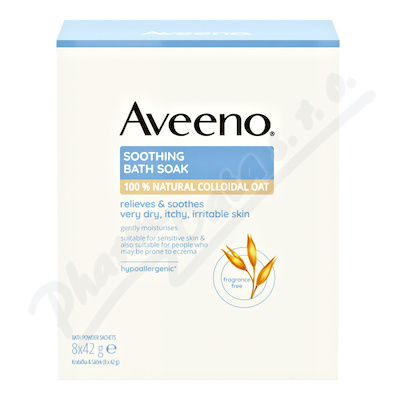 Aveeno Zklidňující ovesná koupel 8x42g