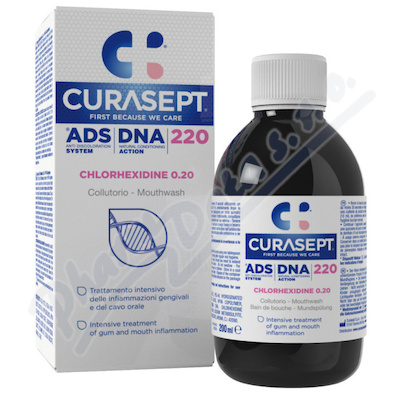 CURASEPT ADS DNA 220 + PVP-VA Ústní voda 200ml