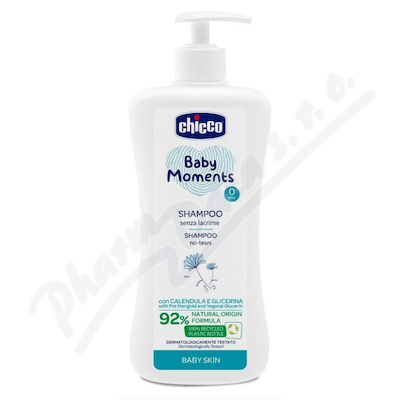 CHICCO Baby Moments Šampon s heřmán.+dávk.500ml