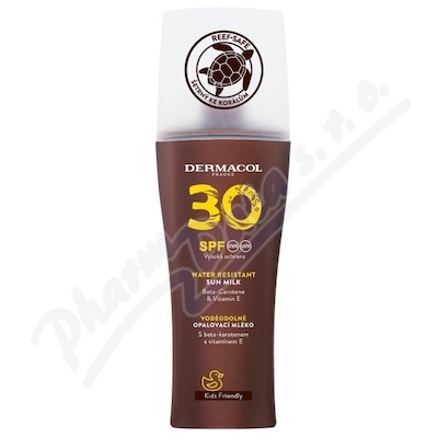 Dermacol Opalovací mléko voděod.SPF30 spray 200ml