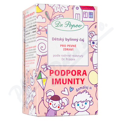 Dr.Popov Dětský bylin.čaj-Podpora imunity 20x1.5g