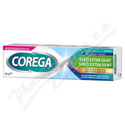 Corega Svěží Extra Silný fixační krém 40g