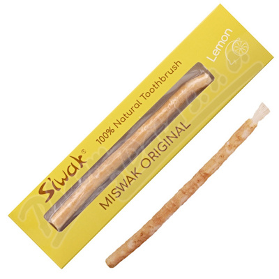 Siwak Miswak Original zubní kartáček Citrón