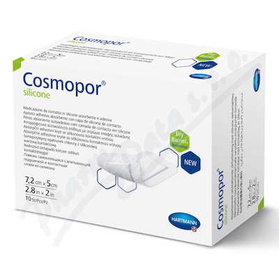 Hartmann Cosmopor Silicone 7.2x5cm 10ks