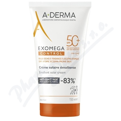 A-DERMA Exomega CONTROL Emolien.krém SPF50+ 150ml