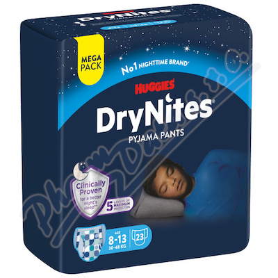 DryNites natah.kalh.chl.MEGA 8-13let/30-48kg/23ks