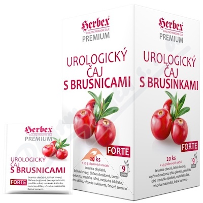 HERBEX Urologický čaj s brusinkami FORTE 20x1.5g