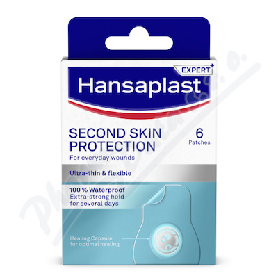 Hansaplast Second Skin náplast hydrokoloidní 6ks