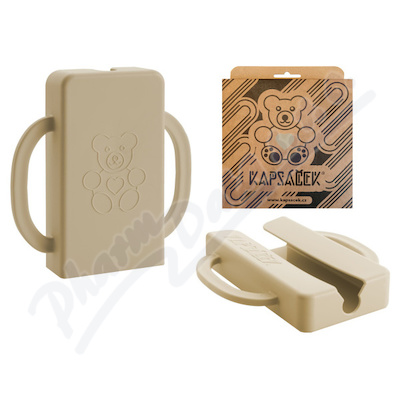 KAPSÁČEK Ochranný obal na dětskou kapsičku béžová