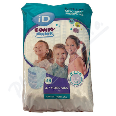 iD Comfy Junior Pants 4-7let 17-27kg 14ks