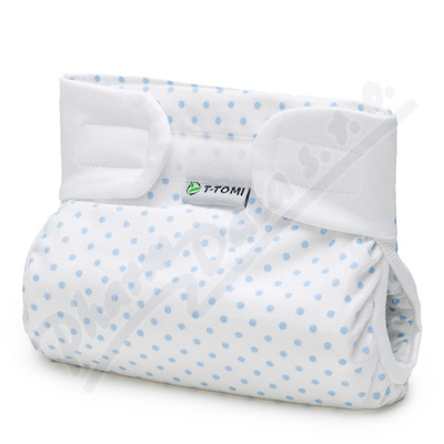 T-TOMI Ortop.abduk.kal.suchý zip Blue dots do 3kg