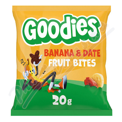 Goodies Fruit  kousky banán a datle 20g