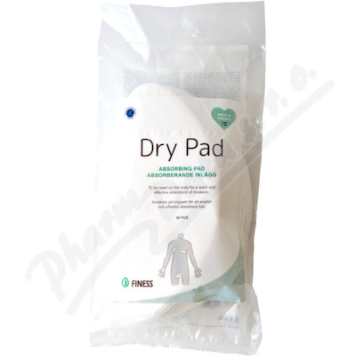 Finess Absorp.podložka kož.záhyb.bílá 19x8cm 30ks