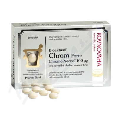 Pharma Nord Bioaktivní Chrom FORTE 100mcg tbl.60