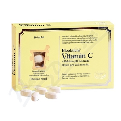 Pharma Nord Bioaktivní Vit.C+Kalc.pH neut.tbl.30