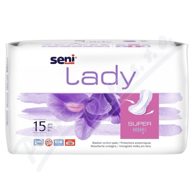 Seni Lady inkontinenční vložky super 15ks