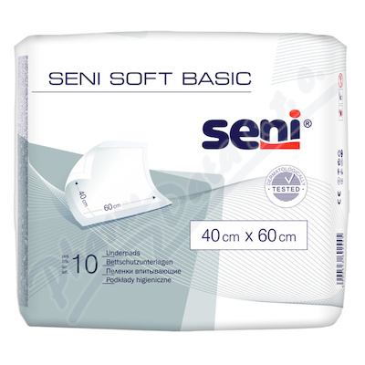 Seni Soft Basic podložky absorpční 60x40cm 10ks